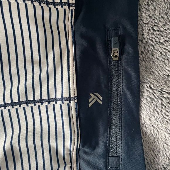 Striped Navy and White Skirt - Picture 3 of 8